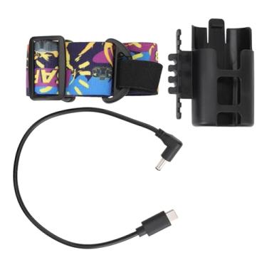 Imagem de RiToEasysports Cabo de Alimentação e Suporte de Bateria, Alça de Faixa de Cabeça e Linha de Suprimento de Baixa para Avata Goggles 2 FPV Accessories Solter