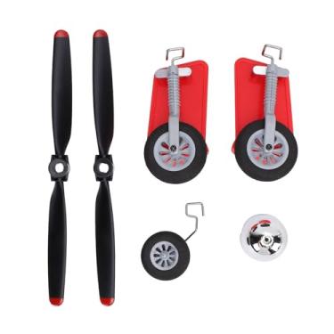 Imagem de RiToEasysports RC Airplane Landing Gear Hélice Failing, Feiting de Hélice para Equipamentos de Aterrissagem para XK A300