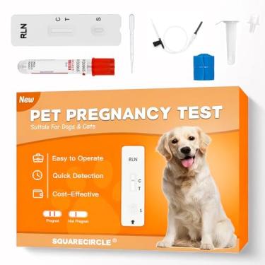 Imagem de SQUARECIRCLE Kit De Teste Gravidez Para Cães Em Casa - Tira Precoce Detecção Rápida E Precisa (1)