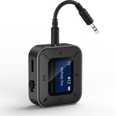 Imagem de Receptor e Transmissor Bluetooth 5.3 Ainostone com Display LCD