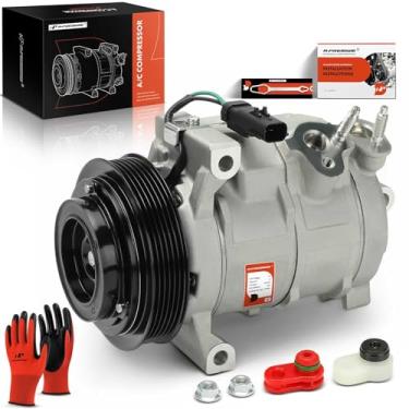 Imagem de A-Premium Compressor de ar condicionado AC com embreagem compatível com Dodge Durango 2011-2023, 3.6L 5.7L 6.2L 6.4L