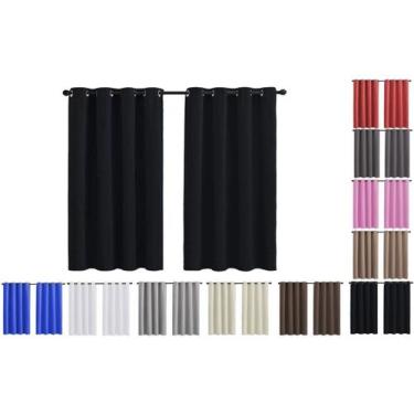 Imagem de Cortina Janela Tecido Alice Com Ótimo Caimento 2,60 X 1,40m Altura - C