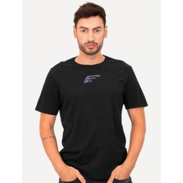 Imagem de Camiseta Ellus Masculina Cotton Fine Easa Paint Preta-Masculino