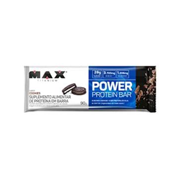 Imagem de Max Titanium Power Protein Bar - 1 Unidade 90G Cookies -