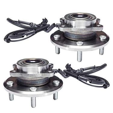 Imagem de AUQDD Conjunto de rolamento e cubo de roda traseira 512493 x2 (para modelos AWD) compatível com 08-16 Chry-sler Town & Country /08-20 Do-dge Grand Caravan, R-am C/V /09-14 VW Routan # HA590447