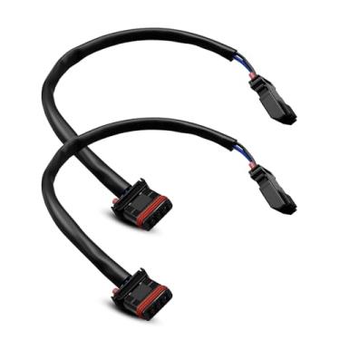 Imagem de Chicote de fios de extensão de sinal de seta de guidão de 20 cm adequado para Harley Davidson Dyna Softail Sportster 883 1200 2016-Up Alguns modelos substituem 69201179, Plug & Play, 1 par