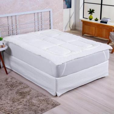 Imagem de Protetor Colchão Pillow Top 200 Fios Micropercal Casal Queen King Maci