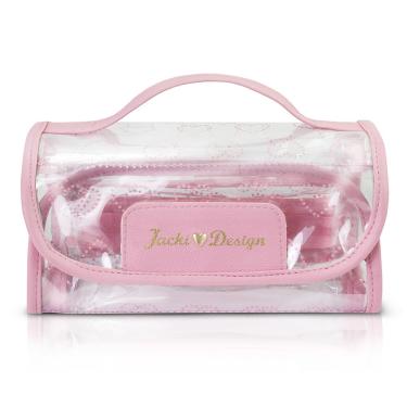 Imagem de Necessaire Rocambole Transparente Jacki Design - Love