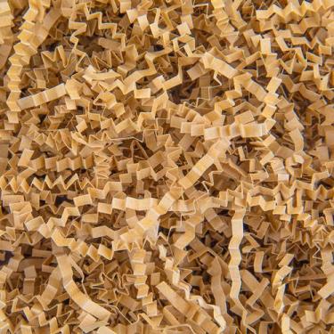 Imagem de Triturador de papel cortado enrugado, embalagem, grama, 130 ml, marrom