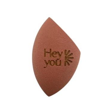 Imagem de Esponja de Maquiagem Nude Hey You | Formato Gota | Para Base, Corretivo e Pó | Reutilizável e Macia, Vegana, Sem Látex, Expansivel, textura suave