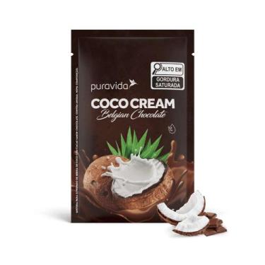 Imagem de Sache sabor coco cream chocolate belga 25g puravida
