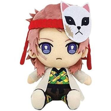 Imagem de Otaku Bandai Demon Slayer Kimetsu no Yaiba Chibi Plush - Sabito com um adesivo de agradecimento