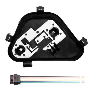 Imagem de Vkinman 63-21-7-313-043 Conjunto de soquete de lâmpada traseira do lado esquerdo do motorista com conector de plugue, substituição para BMW 320i 2013-2015, substitui 63217313043