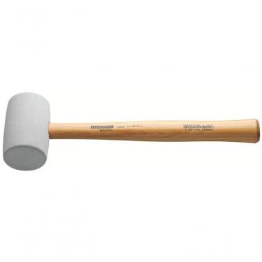 Imagem de Martelo De Borracha Tramontina Master 450g Com Cabo De Madeira Modelo Americano