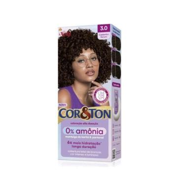 Imagem de Tintura Cor&Ton Niely 0% Amônia 3.0 Castanho Escuro