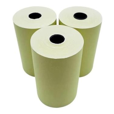 Imagem de Bobina Termica 57X30 Impressora Cupom 57/58Mm Amarela C/15