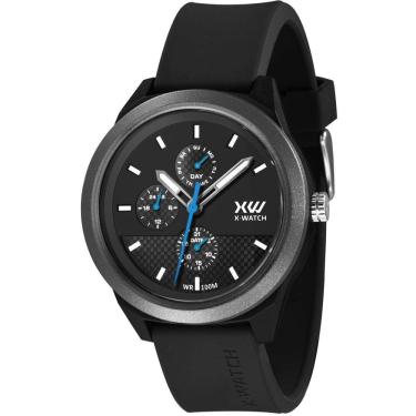 Imagem de Relógio Masculino X-Watch Multifunção Preto XMPPM015 P1PX