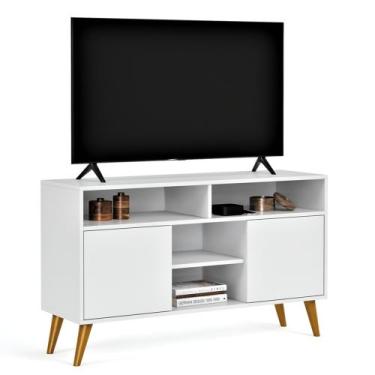 Imagem de Rack Star Tv 32 Polegadas 2 Portas Nichos Prateleira Organizadora Deco