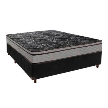 Imagem de Conjunto Cama Box Casal + Colchão Conforto Paropas
