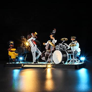 Imagem de YEABRICKS Luz Led Para Lego 21334 Ideas Jazz Quartet - Blocos De Construção (Conjunto Não Incluso)