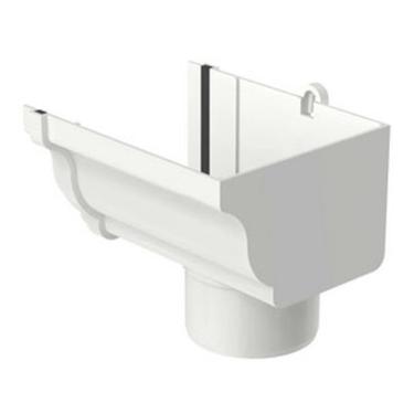 Imagem de Bocal Direito Circular Aquapluv Style Branco - 32029582 - Tigre Bocal Calha Circular Direita Aquapluv Style Branco