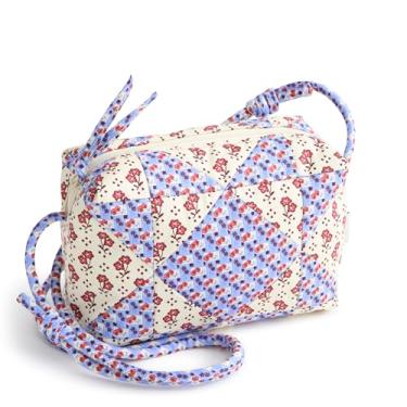 Imagem de Vera Bradley Bolsa tiracolo Blake de algodão premium, patchwork Rachel Ditsy