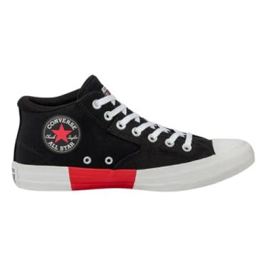 Imagem de Tênis Converse All Star Logo Official Hi - Cano Médio, Confortável, Versátil, Original e Ideal para o Dia a Dia (Preto/Vermelho, BR, Adulto, Numérico, 33)