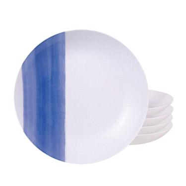 Imagem de Jogo De Pratos Fundo 22Cm Kit 4Pcs Porcelana Soho Tramontina