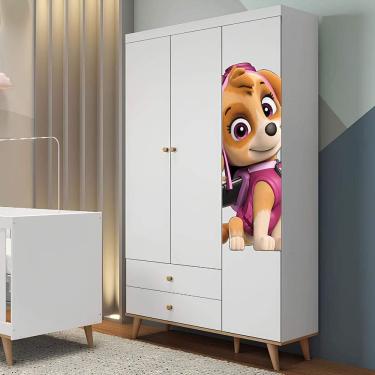 Imagem de Adesivo De Guarda Roupa Patrulha Canina - Skye