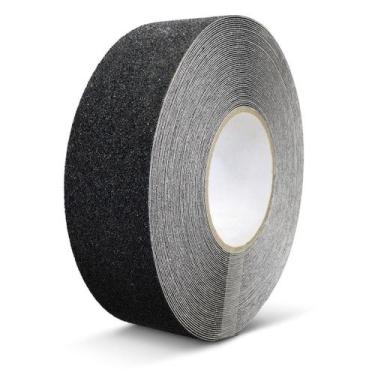 Imagem de Fita Adesiva Lixa Escada Piso Antiderrapante 48Mm X 5M Preta - Rbv Del