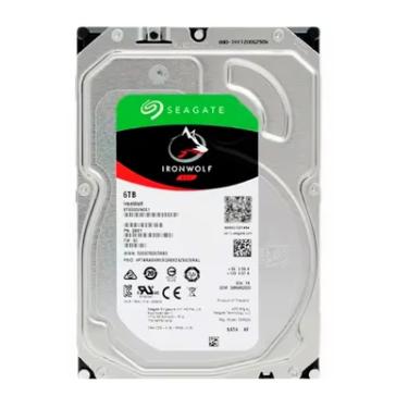 Imagem de HD Seagate 6TB IronWolf, SATA 3, 5400 RPM, 3.5", 256MB, NAS - ST6000VN001