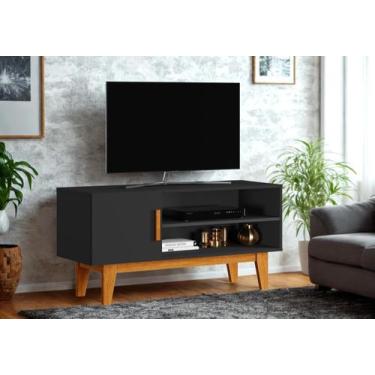 Imagem de Rack Denver TV 42 Polegadas 2 Dobradiças Aço Prateleiras - Carmolar, P