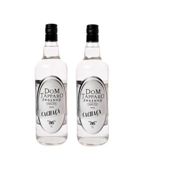 Imagem de Kit Cachaça Dom Tápparo Prata 1000ml 2 unidades