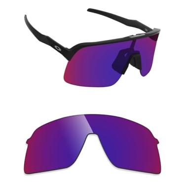 Imagem de Alphax Lentes de reposição Midnight Indigo espelhadas não polarizadas para óculos de sol Oakley Sutro Lite OO9463