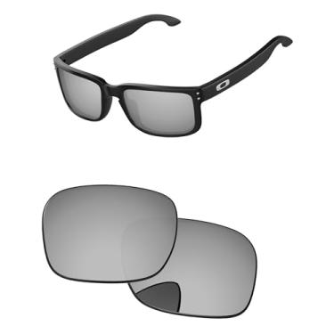 Imagem de PapaViva Lentes de substituição para óculos de sol Oakley Holbrook XL OO9417 59 mm, Cromado, prata, Holbrook XL
