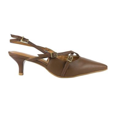 Imagem de Sapato Scarpin Vizzano Salto Fino Tiras Cruzadas