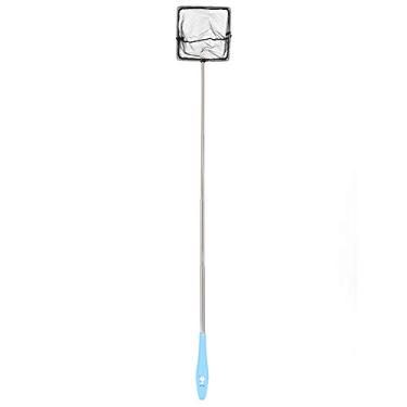 Imagem de Zerodis Rede Telescópica de Aço Inoxidável para Peixes de Aquário, Fácil de Capturar Betta e Camarão, Longo Alcance para Tanques de Peixes Profundos, Ferramentas de Alimentação de (Quadrado)