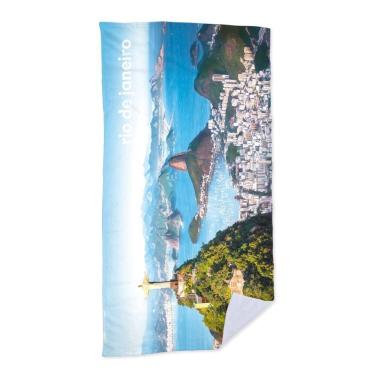 Imagem de Toalha De Praia - Rio De Janeiro Visão Do Cristo Redentor