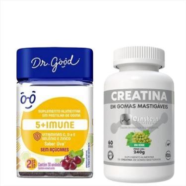 Imagem de Vitamina C,D,E,Selênio E Zinco Fini Dr Good e Creatina Gummy