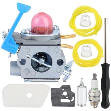 Imagem de Kuupo 128LD Carburador Ferramenta de Filtro de Ar Filtro de Linha de Combustível Kit de Peças de Afinação para Husqvarna Aparador Edger 28cc 124L 125L 125LDX 128C 128L 128LD 128R 128RJ Poulan Substitui Zama C1Q-W40A W38
