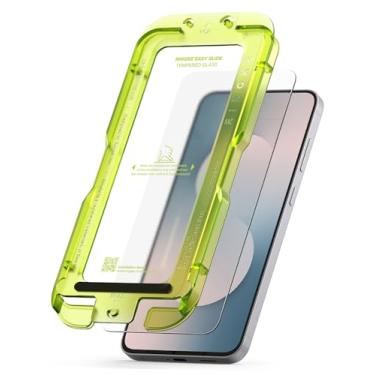Imagem de Ringke Película protetora de tela Easy Slide de vidro temperado compatível com Samsung Galaxy S25 FE [super fácil de instalar], resistente a quebras, dureza 9H premium - pacote com 2