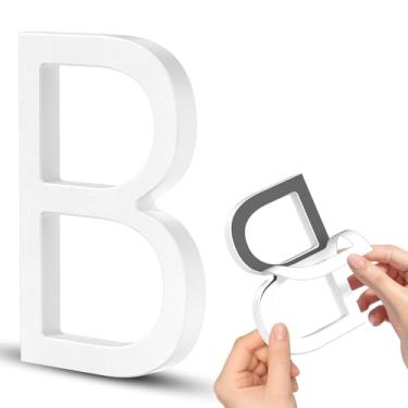 Imagem de Números de casa autoadesivos de 10 cm, números de endereço e letras modernas, número de endereço residencial - fácil de instalar, à prova de intempéries, sem ferrugem, números de porta com letras