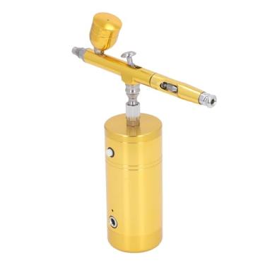 Imagem de SUNGOOYUE Conjunto de Aerógrafo Com Ajustável e Compressor, Spray de Aerógrafo Leve e Compacto para Conserto de Móveis, Artesanato, Arte Em Unhas, Liga de Alumínio para Artistas e Amadores