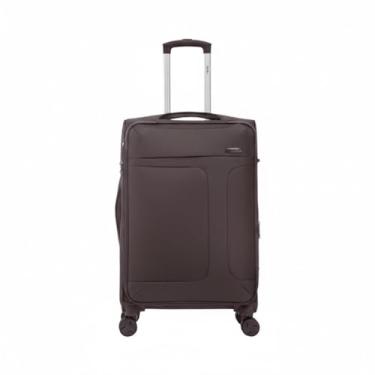 Imagem de Mala Bordo Super Leve Zíper Expansor Rodas Duplas Antifurto (CAFÉ)