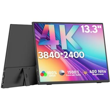 Imagem de Monitor Portátil para Laptop de 16,1" Full Hd 1080P Monitor de Computador Duplo Usb C Hdmi com Alto-Falantes (ONS-M133-4K-60)