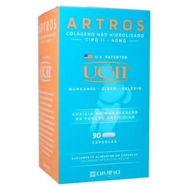 Imagem de Artros colageno uc-ii 40mg (90 caps) tipo ii - divina pharma