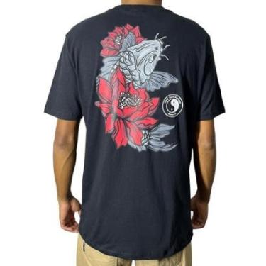 Imagem de Camiseta Classic Koi Fish End Flowers- Town & Country-Masculino