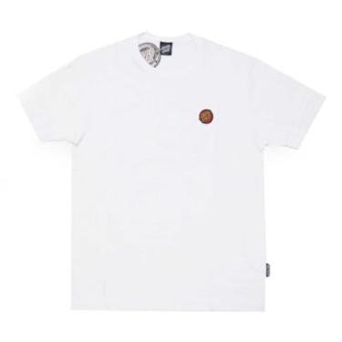 Imagem de Camiseta Santa Cruz Classic Dot Chest - Branco-Masculino