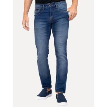 Imagem de Calça Calvin Klein Jeans Masculina Skinny 5 Pockets Stretch Cintura Baixa Clara-Masculino