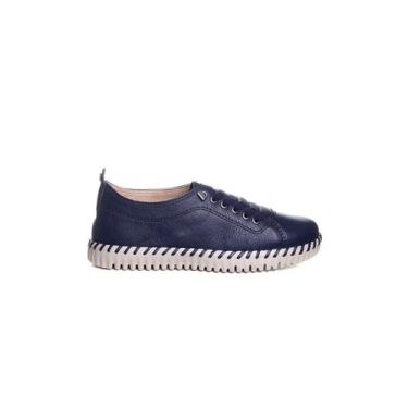 Imagem de Tênis Feminino Bottero Bottwister Iii Couro Marinho, 35